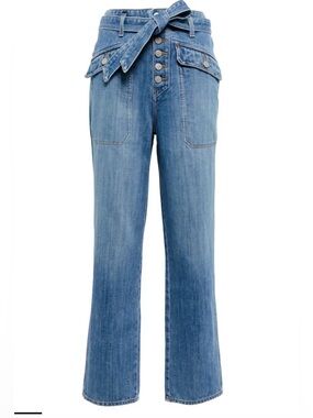 Veronica Beard Rinley high-rise cropped jeans